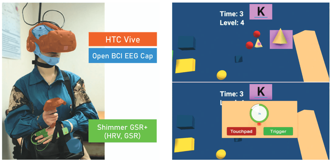 Measuring Human Trust in a Virtual Assistant using Physiological Sensing in VR